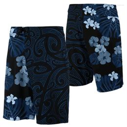 Men's Shorts 2024 Men Beach Hawaii Summer Tropical Polynesian Kanaka Women Board 3D Print Swim Trunks Ropa Hombre Short Pants