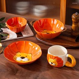 Bowls Ceramic Bowl Kitchen Supplies Dishes To Eat Dinner Set Porcelain Home Utensils For Hospitality Dishware