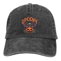 Ball Caps Pumpkin Skull Baseball Cap Men Hats Women Visor Protection Snapback Ghost Spooky Lover