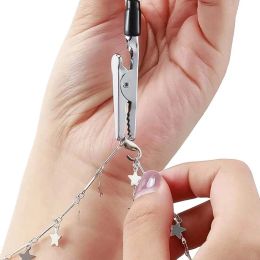 R3MC Bracelet Clasp Helper Tools Metal Jewelry Clasp Helper Bracelet Fastener Helper
