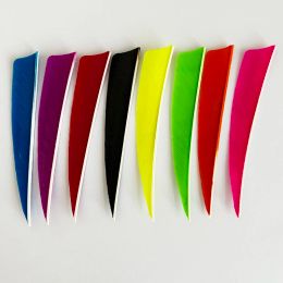 100PCS 4 Inch Turkey Feathers Right Wings Arrow Fletches Vanes Shield Cut Archery DIY Hunting Bow Accessories