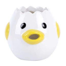 Lovely Chicken Ceramic Egg Separator White Yolk Sifting Tools Household Kitchen Egg Dividers Cooking Baking Tools Gadgets