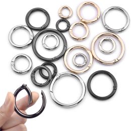 5pcs Circular Buckle Round Metal D Ring Buckles Clasp Web For Leather Belt Shoes Bags Garment High Quality Sewing Wholesale