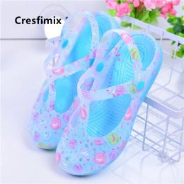 Sandals Women Fashion Blue Pattern Strap Jelly Anti Skid Beach Sandals Ladies Casual Spring & Summer Pink Sandal Shoes E5436b