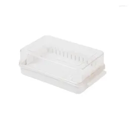 Storage Bottles Butter Cutting And Companion Cheese Fresh Keeping Box With Dustproof Transparent Cover Separate Design For Ease Of Use