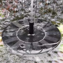 Garden Decorations 1.2W Solar Bird Bath Fountain Pump Fountains Powered Water For Pond Pool Outdoor