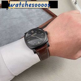 Designer Men Mechanical Watch Classic Sports Mechanical Male 48mm Manual Leisure Business Name PAM00577 Ceramic 48mm Single