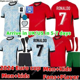 Euro Cup Portuguesa Portugal soccer jerseys RONALDO JOAO FELIX PEPE BERMARDO B.FERNANDES camisa de futebol 24 25 J.MOUTINHO football shirt Men Kids kit women DI