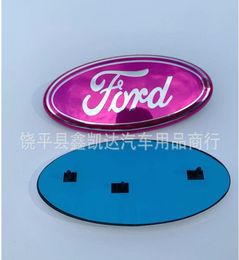 1PC fit for FORD 20042014 F150 MIRROR pink Front Grill BadgeTailgate Emblem Oval Decal4697661