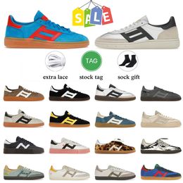 handball spezial sneakers Men Women Top Quality Casual Shoes Spezials Bright Blue White Black Gum Wales Bonner Silver Metallic Platform Loafers trainers DHgate