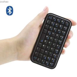 Keyboards Mini charging Bluetooth 3.0 keyboard ultra-thin wireless pocket keyboard mini portable 49 key keyboardL2404