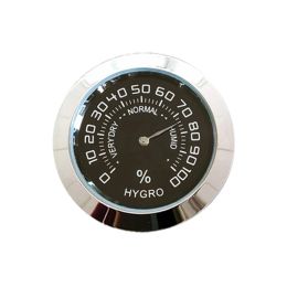 Mini Thermometer Hygrometer Mechanical No Battery Analog 37mm Car Temperature and Humidity Gauge with Paste Sticker