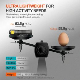 ACEBEAM H16 Super Lightweight AA LED Right Angle Light EDC Flashlight, 5000K CRI 90/6500K 1000 lumens