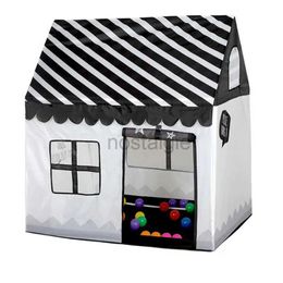 Kitchens Play Food Children Play Toy Tent Portable Foldable Ball Pool Pit Indoor Outdoor Simulation House Black And White Tent Gifts Toys For Kids 2443