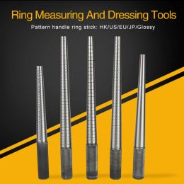 Equipments Free shipping US EU JAP HK Ring expend Stainless steel solid stick Ring Size Mandrel Stick Ring Sizer Measuring Jewellery tools