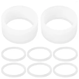 Dinnerware 20 Pcs Lids Sealing Rings Leakproof Gasket For Glass Jars Reusable Silica Mason