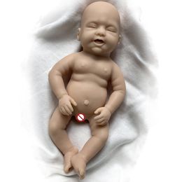 Saskia 6 Inch Soft Full Solid Silicone Bebe Reborn Doll Handmade Lovely Bonecas Reborn Corpo Todo De Silicone