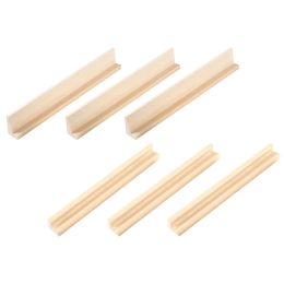 6 Pcs Domino Stand Chicken Feet Holder Paper Tray Displaying DIY Accessory Wood Holders Wooden Trays Child Game Accessories