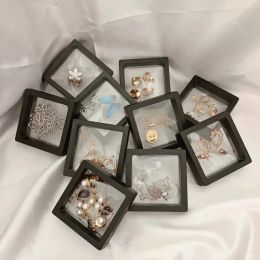 Display 5/10pcs 3d Floating Picture Frame Shadow Jewelry Box Display Stand Ring Pendant Holder Protect Jewelry Stone Presentation Case