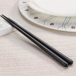 Chopsticks 1 Pair Japanese Alloy Non-Slip Sushi Chop Sticks Set Chinese Gift Compounded By Polymer Materials And Fiberglass