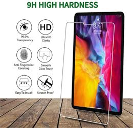 Screen Protector Compatible with iPad Pro 11inch 9H Hardness Tempered Glass 2022 Air 4 10.2 10.9 Mini 2 3 4 5 6 Mini6 with Case Friendly, Anti-Scratch, Touch Sensitive