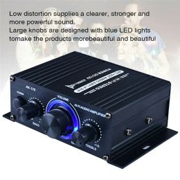 Amplifier 400W 12V Home Car Hifi Digital Stereo Audio Power Amplifier Stereo BASS Audio Amp Speaker Class D Car Home Sound Power Amp