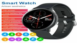 2021 Full Round Touch Screen S20 Smart Watch Men Women IP68 Waterproof Sport Smartwatch ECG Heart Rate Monitor for IOS Android Top4602981