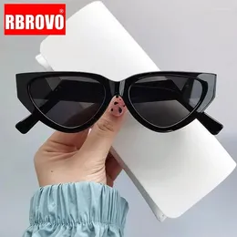 Sunglasses RBROVO Cat Eye Women 2024 Vintage Eyewear For Women/Men Small Glasses Gafas De Sol UV400