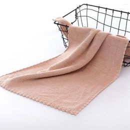 Towel Cleaning Towels Durable Solid Colour Comfortable Bath Shower Washcloths Bathroom Accessories Face