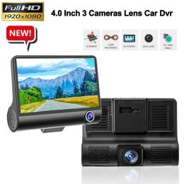Dash Cam for Cars 2 Channel Video Recorder Car DVR Front Inside Camera for Vehicle 1080P HD 4-inch Car Accsesories Car Dashcam