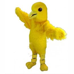 2024 Halloween New Adult Advertising Yellow Bird Mascot Costume Suits Adult Party Cartoon Mascot Costume