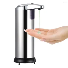 Liquid Soap Dispenser Handwash Gel Touchless Stainless Steel Induction Cleaning Household Restaurant School Pattern Random