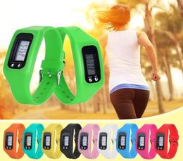 Digital LED Pedometer Smart Multi Watch silicone Run Step Walking Distance Calorie Counter Watch Electronic Bracelet Colourful Pedo7001748