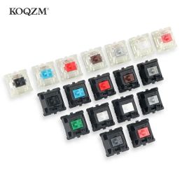 For Cherry MX Mechanical Keyboard Switch Silver Red Black Blue Brown Silent Pink Shaft Switch 3-pin Cherry Clear RGB Switch 1pc