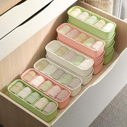 Socks Storage Boxed Silk Stockings Underwear Storage Box Household Drawer Wardrobe Dividing Box Dormitory Storage and Finishing Box