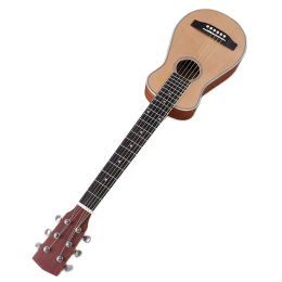 Guitar 30 Inch Mini Acoustic Guitar 6 String Matte Finish Children Folk Guitar Cardamom Shape Travel Guitar