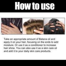 Batana Oil for hair Repair Natural Batana Oil For Healthier Thicker Fuller Hair,Repairs Damaged Hair & Skin For Men & Women