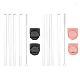 Disposable Cups Straws Drinking With Cleaning Brush Silicon Stopper For Owala FreeSip Bottle Water Gasket Silicone Plug Accessory