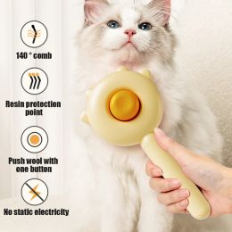Self Cleaning Slicker Brush for Dog Cat Pet Comb Remover Undercoat Tangled Hair Massages Particle Cat Combs Improves Circulation