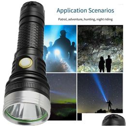 Flashlights Torches Powerf Mountaineering 21700 Torch Lantern Convenient Drop Delivery Sports Outdoors Camping Hiking And Otify