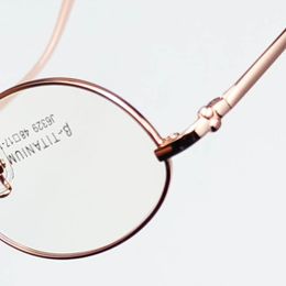 New small size Women Super Elastic Wide Leg Memory Glasses Frame Wholesale Oval Designer Metal Alloy High Myopia