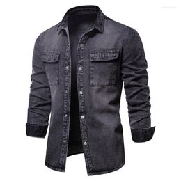 Men's Jackets Spring And Autumn Denim Trendy European American Leisure Wholesale Washed Tops Jacket Coat