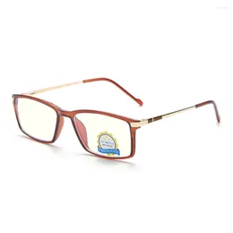 Sunglasses Retro Rectangle Blue Light Filter Glasses For Men Women Eye Protection Computer 72024