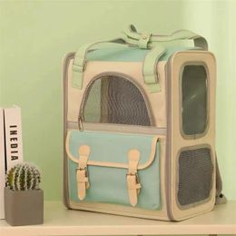 Cat Carriers Portable Backpack Carrier Canvas Multifunction Large Capacity Dog Travel Bag Transport Breathable Puppy
