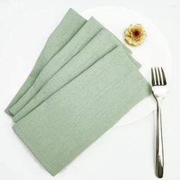 Table Napkin 24PCS Cloth Napkins 30x45cm Cotton Serviettes Washable Reusable Weddings Party Baby Shower Restaurant Dinner Decoration