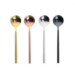 Coffee Scoops Promotion! 1 Pcs/Set Scoop 304 Stainless Steel Spoon With Long Handle Dessert Tea Set Kitchen Accessories
