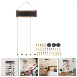 Frames Wooden Tag Po Holder Postcard Hanger Hanging Picture Display Wall For Easel Stand Wedding