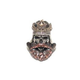 Paracord Diy Brass King Skeleton Skull Crown Man Knife Paracord Beads Lanyard Pendants Edc Keychain Knot Accessory Droppshopping