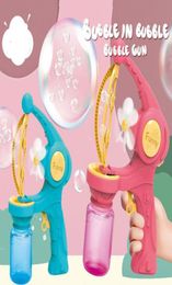 Whole Toys Paintball Children039s Net Red New Angel Electric Bubble GunS in Bubble Porous Fan Machine Game Gift5221154