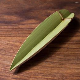 Tea Scoops Handmade Natural Green Bamboo Gongfu Scoop Leaves Presentation Vessel